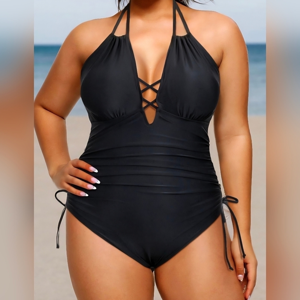 Aqua Eve Plus Size Swimsuit #524 - Picture 10 of 11